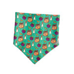 La Pasita Bandana Reversible de Halloween Verde/Magenta