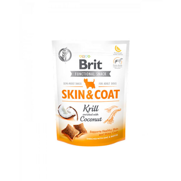 Brit Care Dog Functional Snack Skin and Coat Krill 150 G