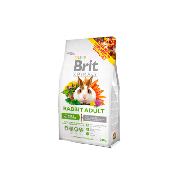BRIT ANIMALS RABBIT ADULT COMPLETE POKARM DLA KRÓLIKA 3kg