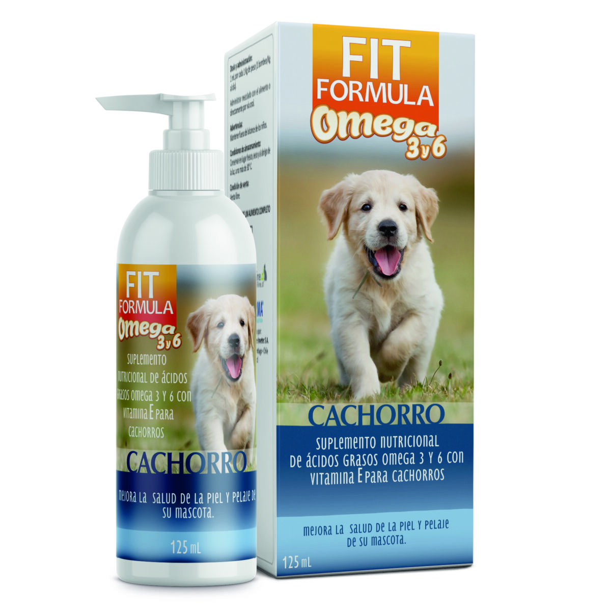 Suplemento nutricional omega 3 y 6 para cachorros Fit Formula Cochikis Pet Shop