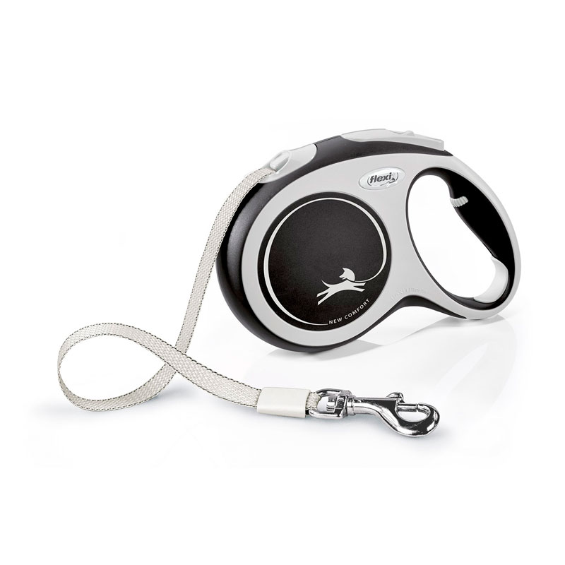 flexi-correa-retractil-5metros-talla-L-negro Flexi New Comfort 5 Metros Large - Imagen 1