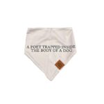 Bandana "Poet Dog" Blanca