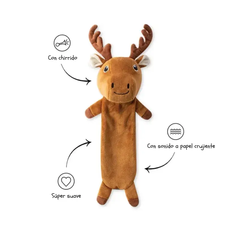 WAGSDALE JUGUETE FLATTIES DON’T MOOSE WITH ME