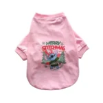 Polo de Algodón Pima Pink Merry Stitchmas