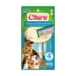 Churu Para Perros Snack Húmedo 14 gr X 4 Unid Pollo Con Queso